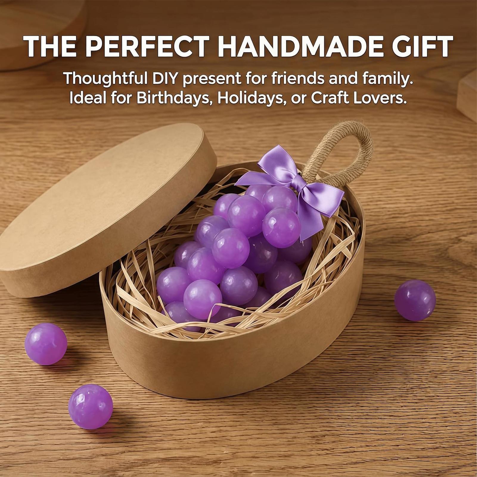 Soap Making Book For Beginners - Grape Soap Mold Easy-Release Food-Grade Craft