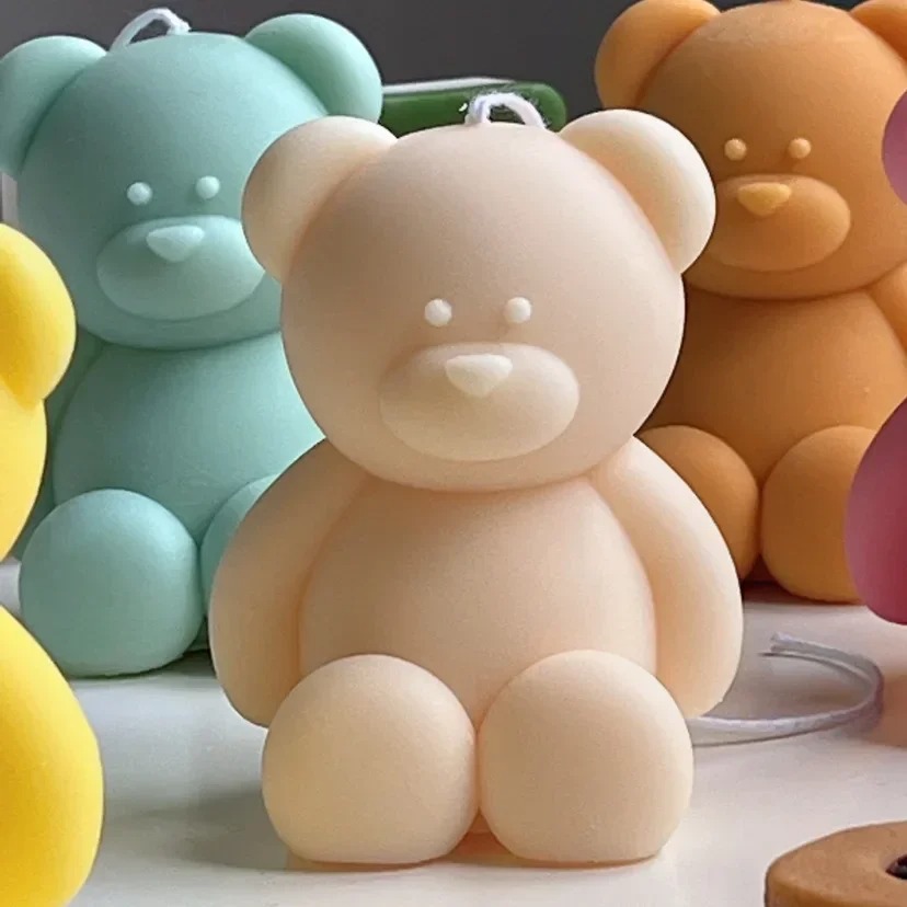 3D Cute Cartoon Bear Silicone  - Soap Making Book For Beginners のレビューと価格
