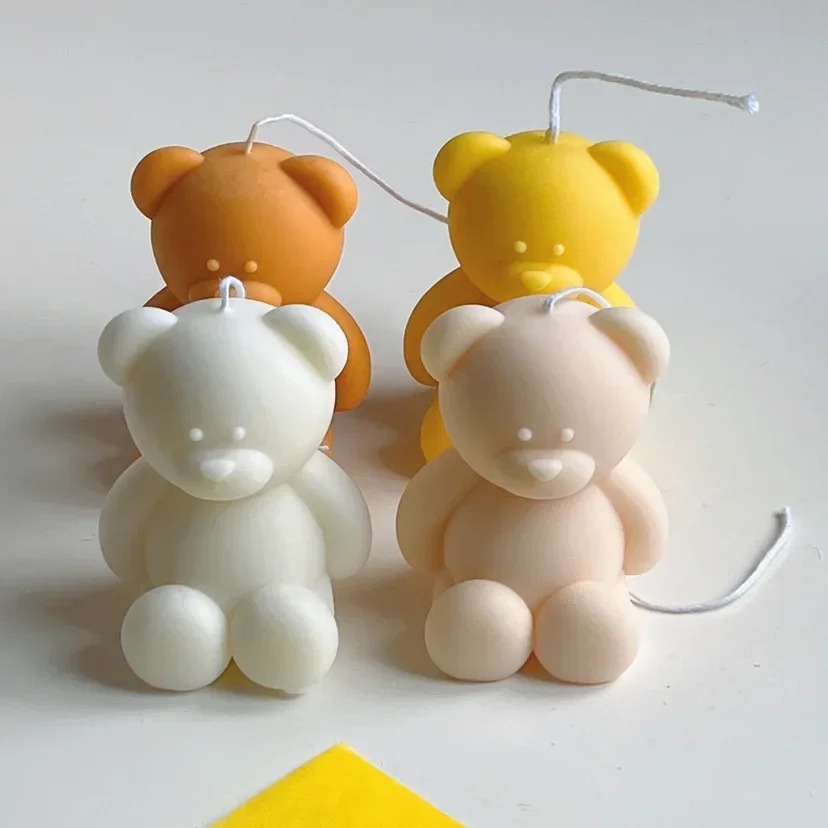 3D Cute Cartoon Bear Silicone  - Soap Making Book For Beginners のレビューと価格