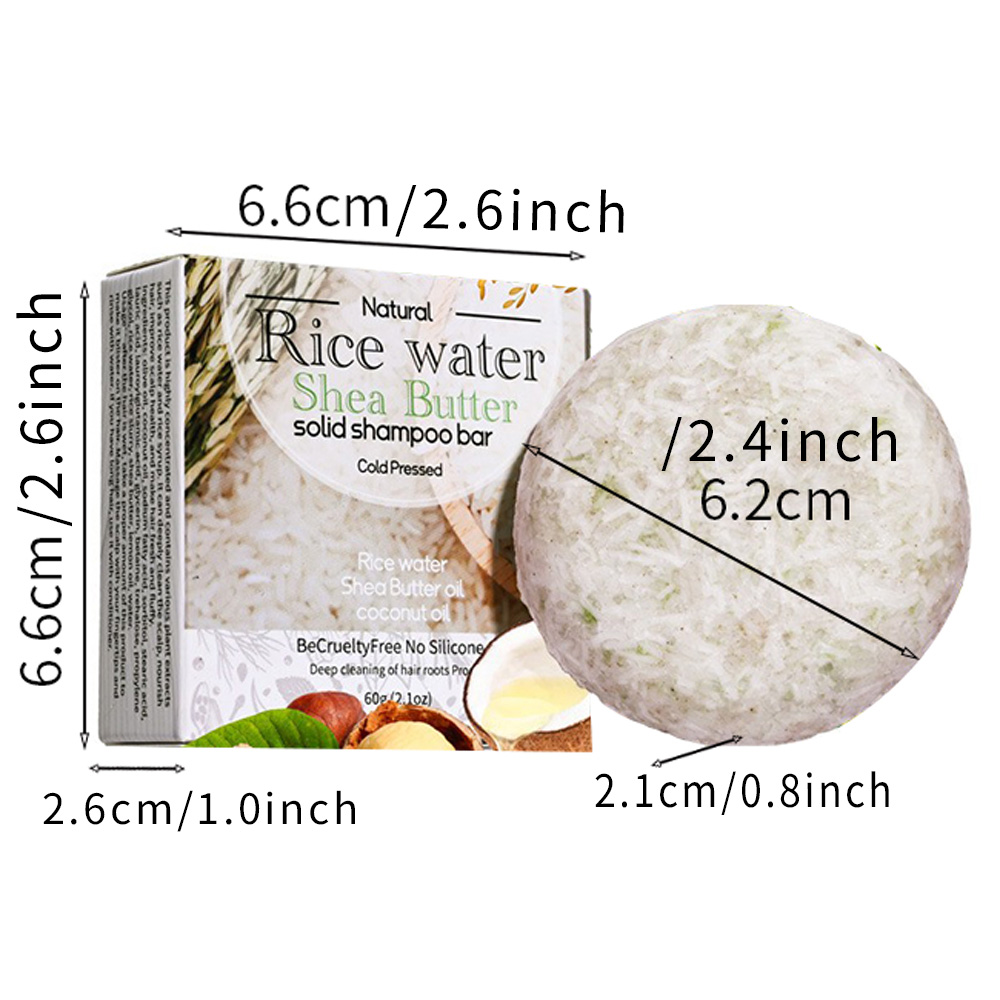 XF 60g Rice Shampoo Bar 100% N - Castor Oil Soap のレビューと価格