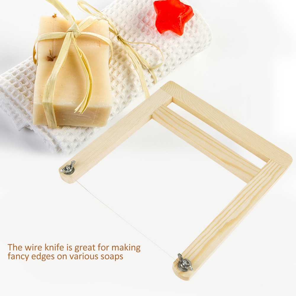 Soap Making Aids Wooden Handle - Soap Cutter Wire のレビューと価格