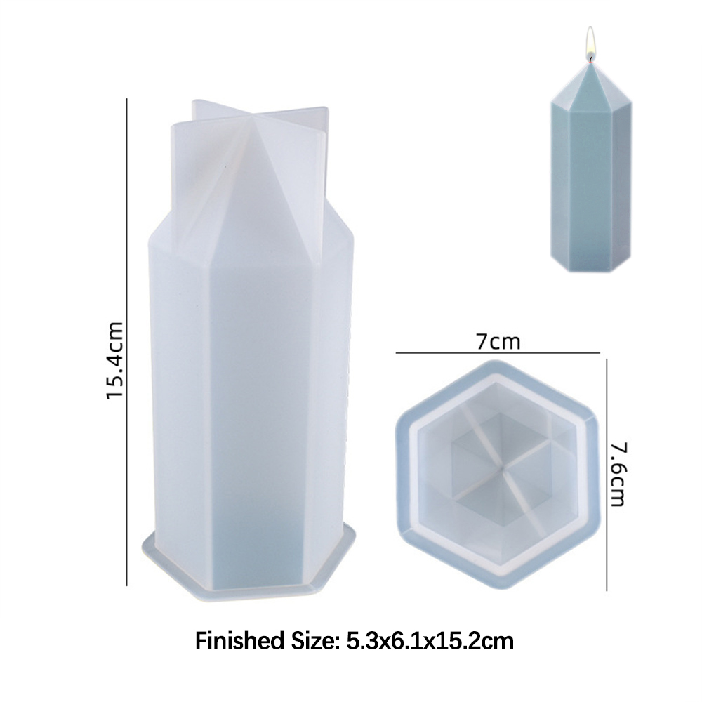3D Hexagonal Column Candle Mol - Soap Making Book For Beginners のレビューと価格