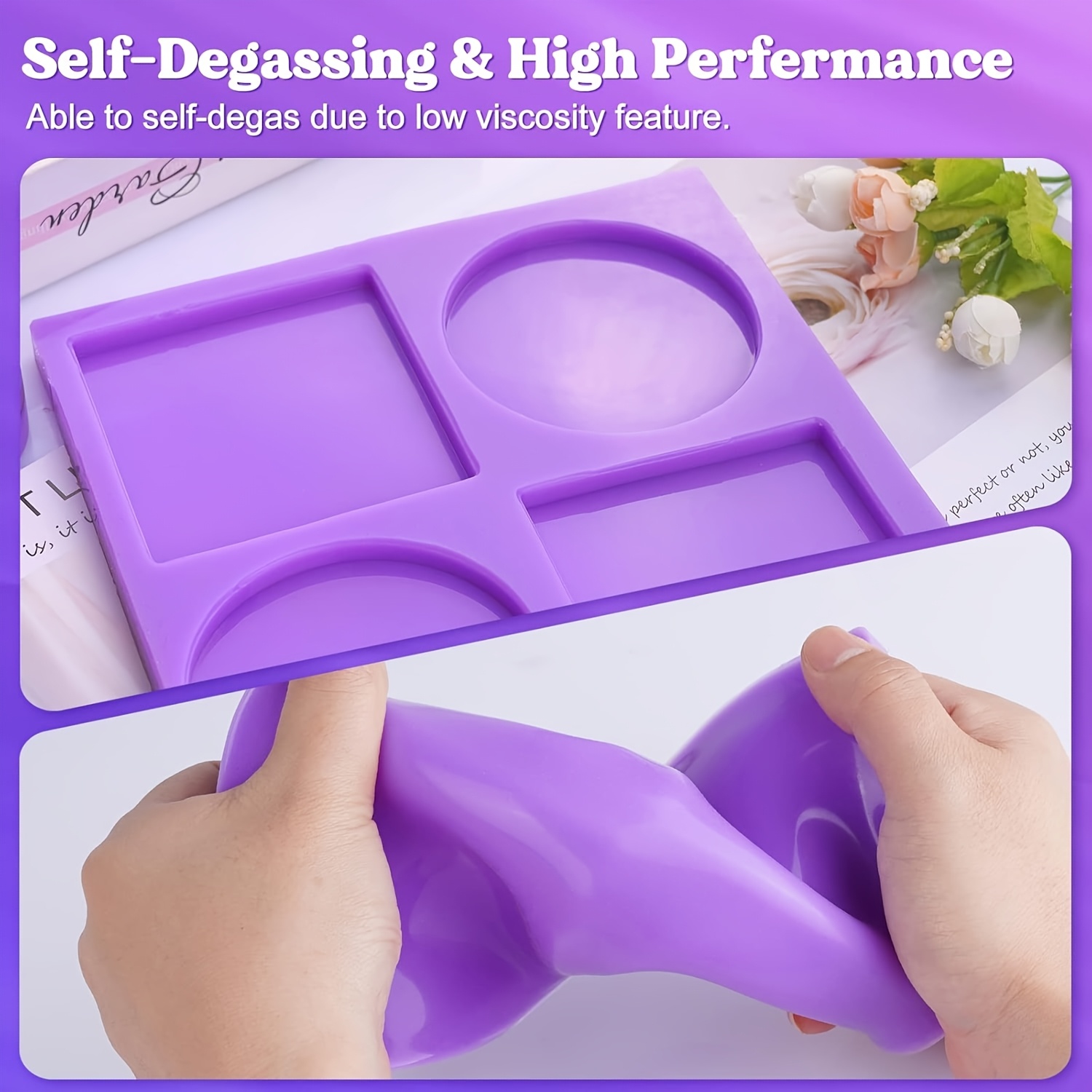 Purple Liquid Silicone Rubber  - Soap Making Book For Beginners のレビューと価格