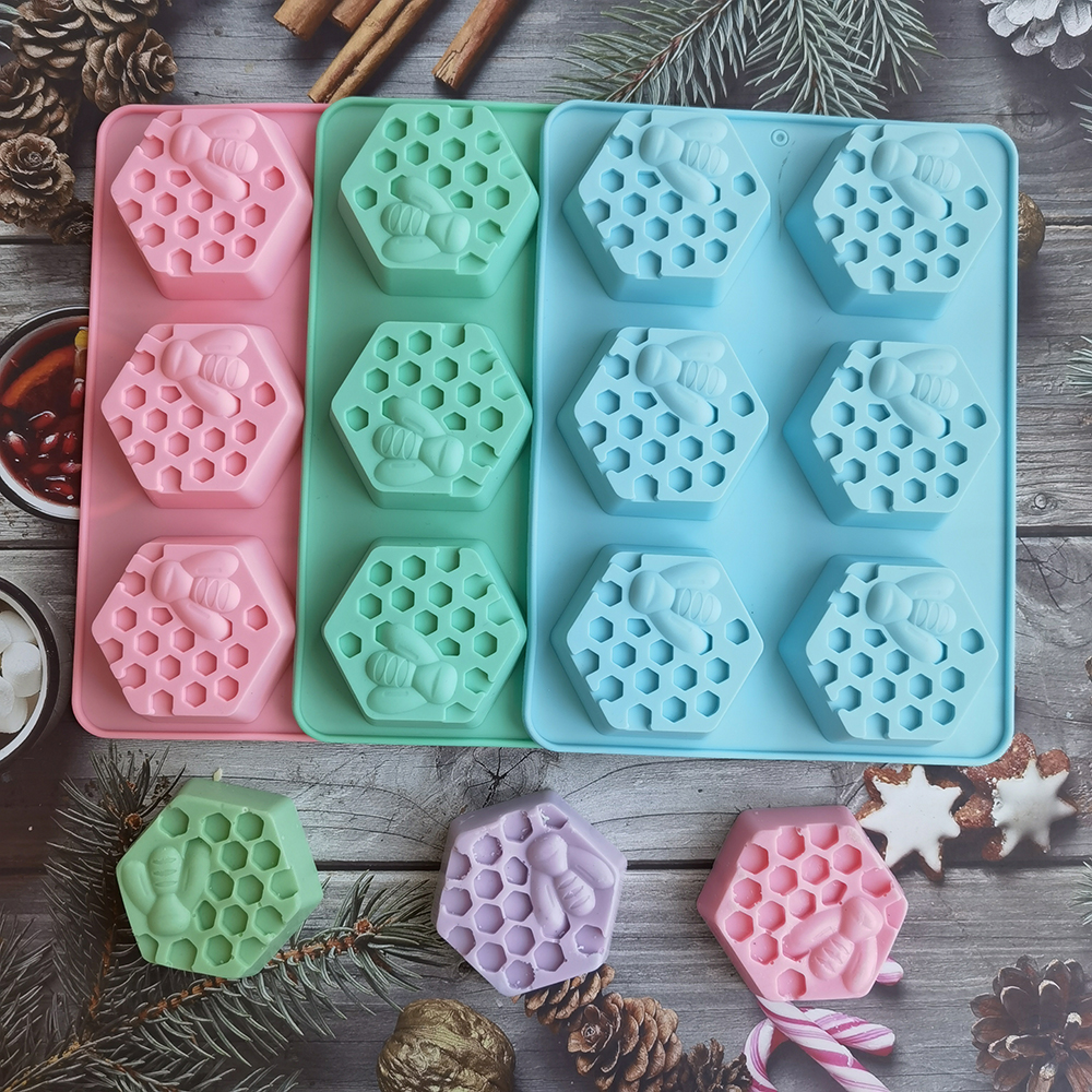 Silicone Hexagonal Bee Soap Mo - Soap Making Guide For Beginners のレビューと価格