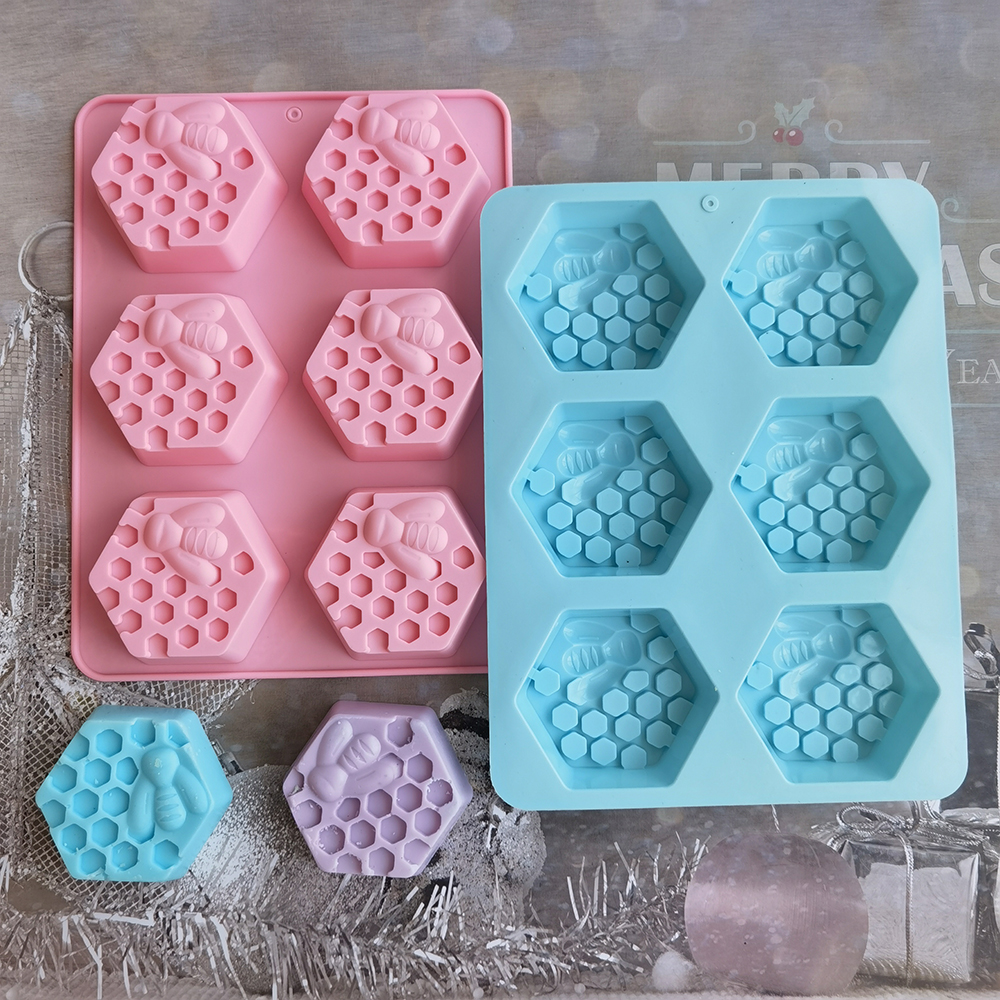 Silicone Hexagonal Bee Soap Mo - Soap Making Guide For Beginners のレビューと価格