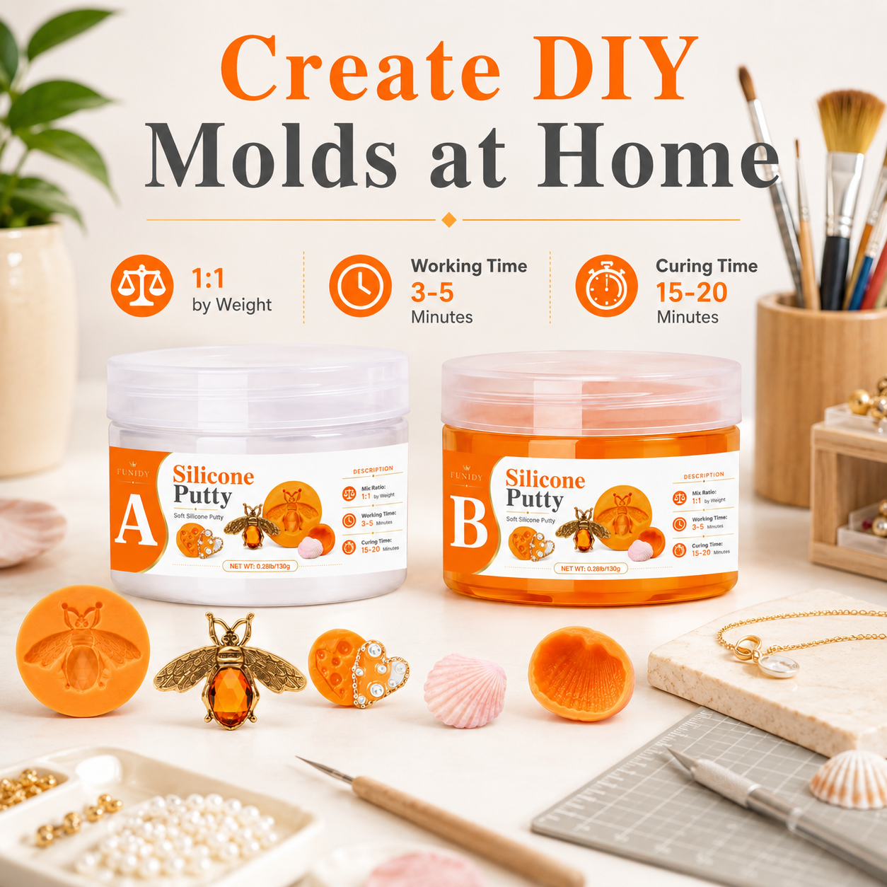 SILICONE PUTTY Making Kit, Fas - Soap Making Instructions のレビューと価格
