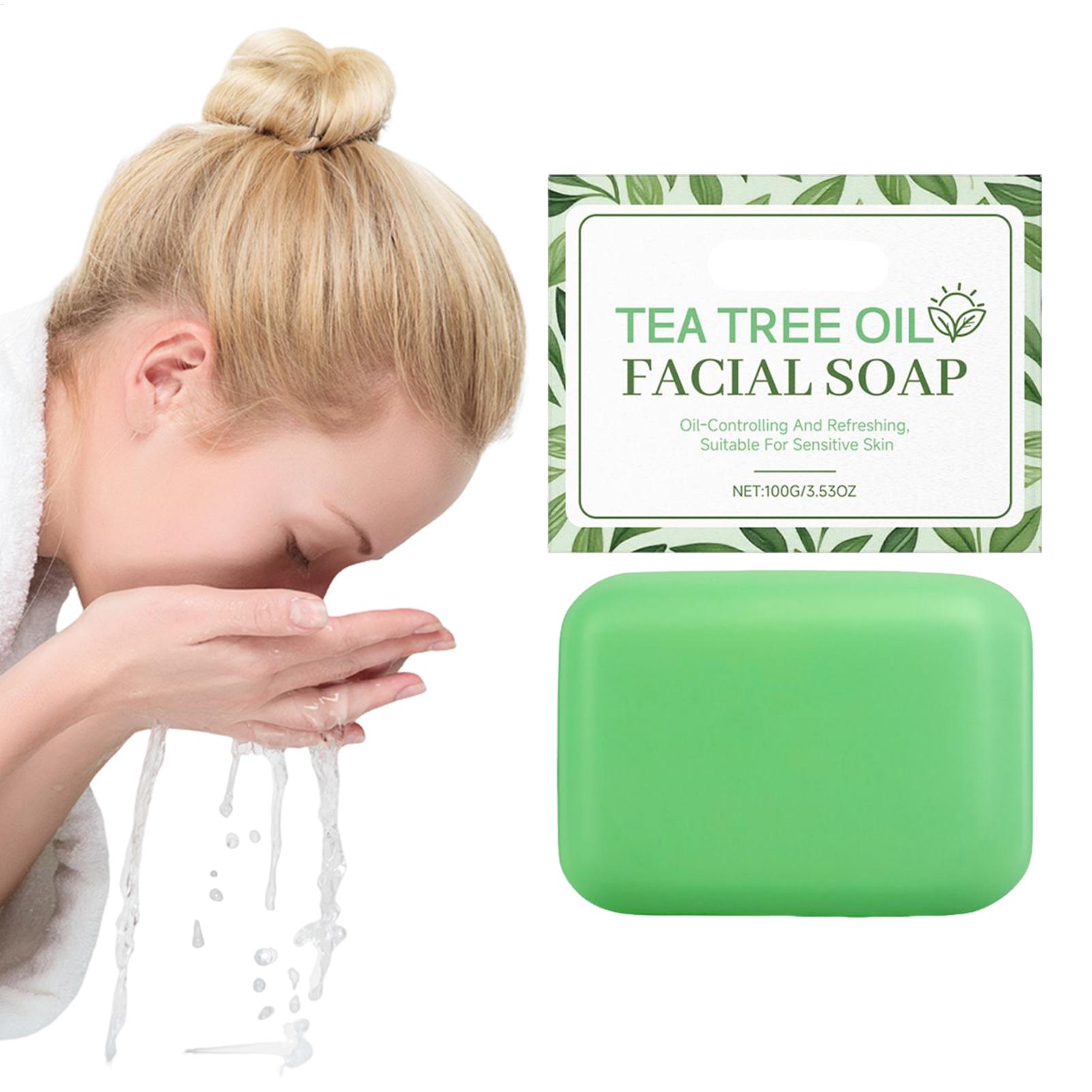 1pc Tea Tree Soap for Face Bod - Castor Oil Soap のレビューと価格