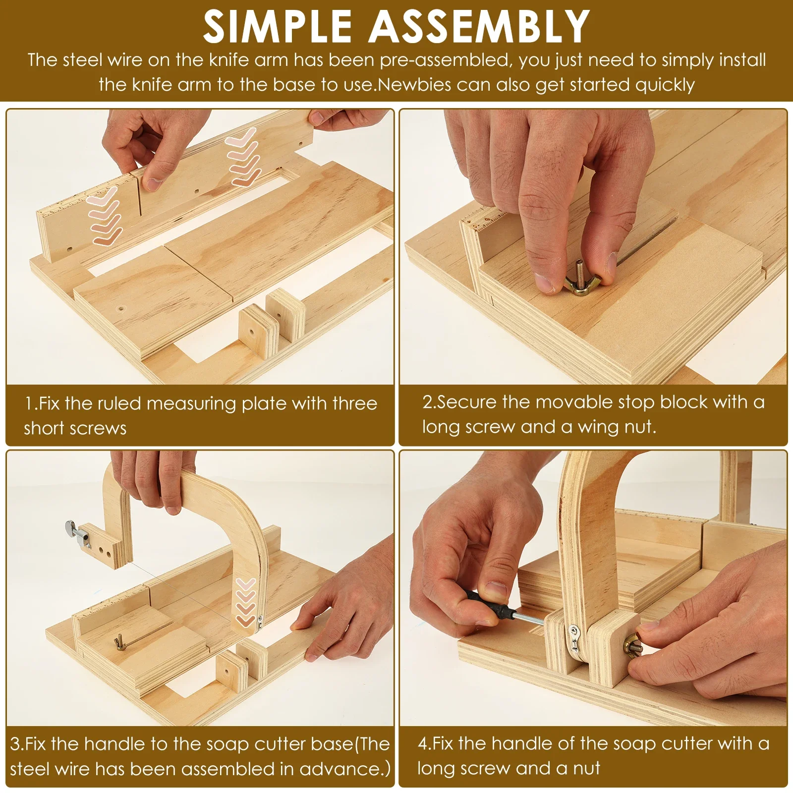 Wooden Soap Cutter Professiona - Soap Cutter Wire のレビューと価格