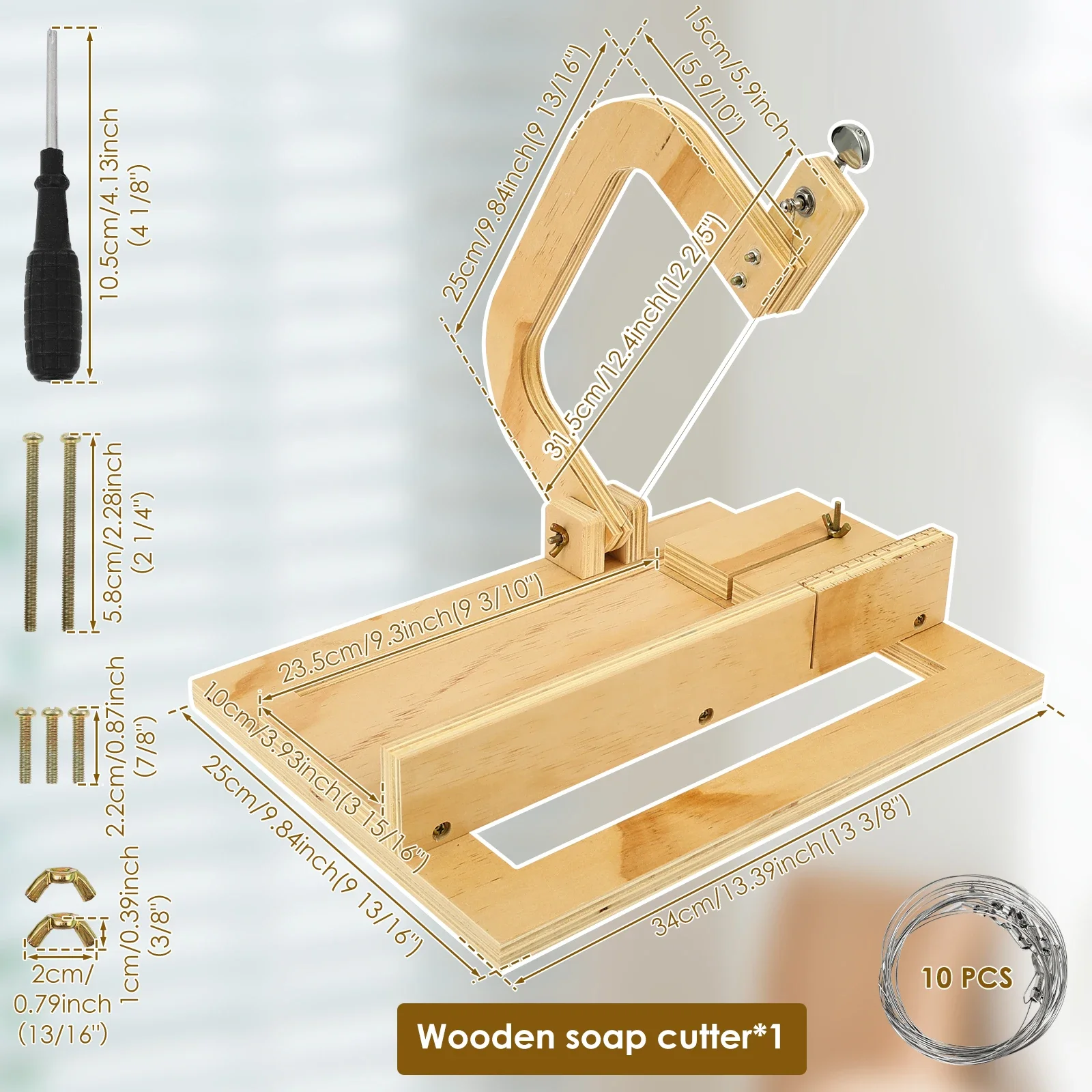 Wooden Soap Cutter Professiona - Soap Cutter Wire のレビューと価格
