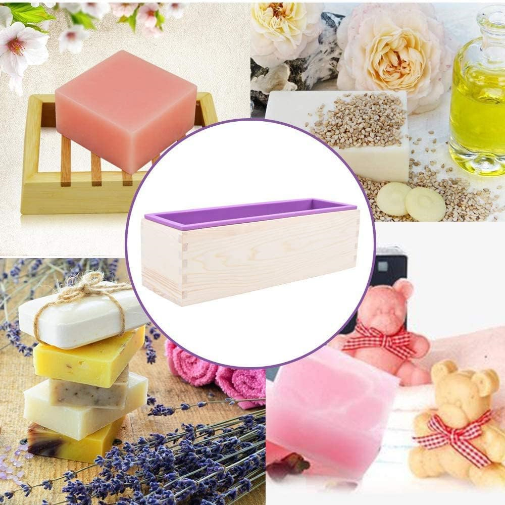 1.2L Wooden Box Soap Mold Maki - Soap Making Book For Beginners のレビューと価格