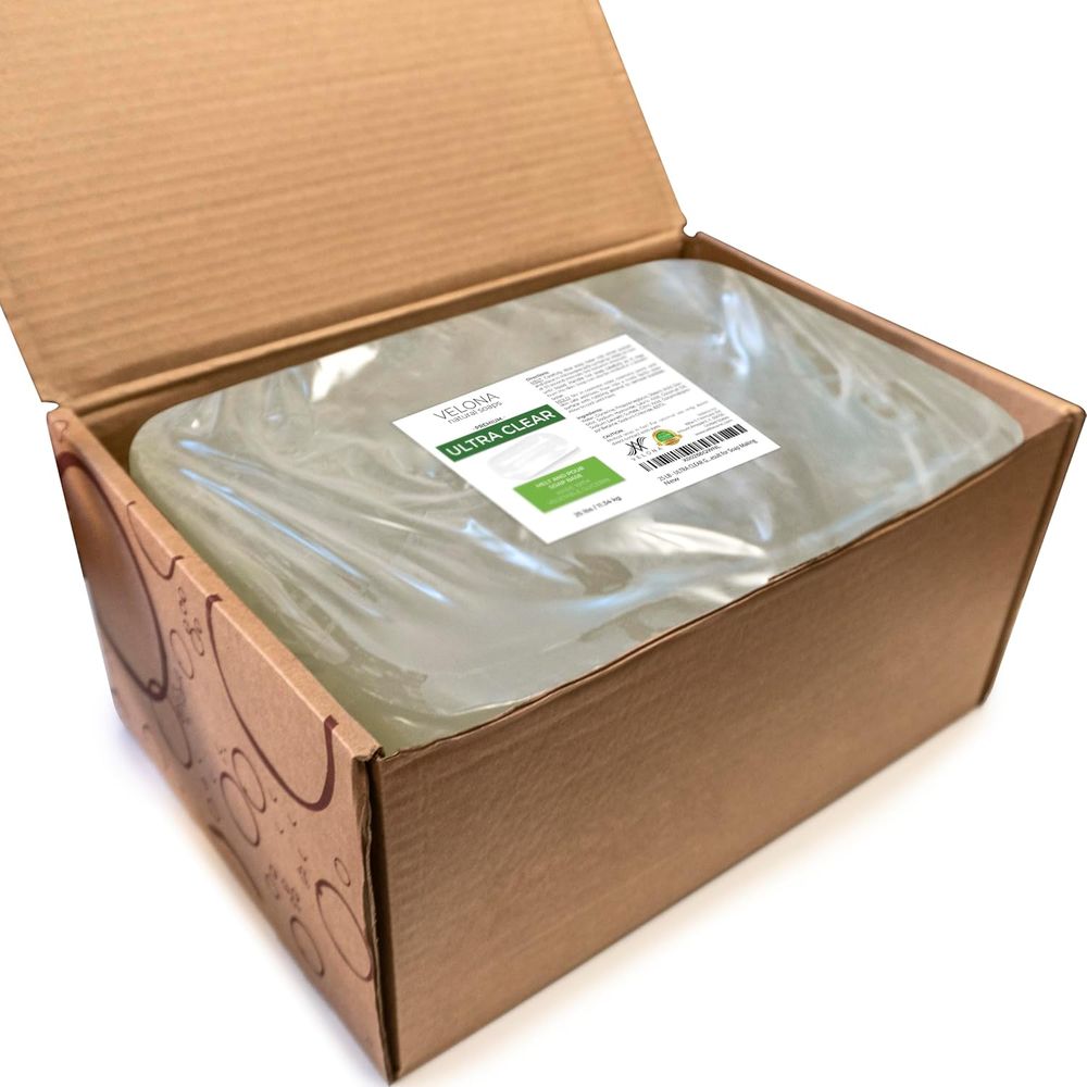 25 LB - Ultra Clear Melt & Pou - Soap Making Glycerin のレビューと価格