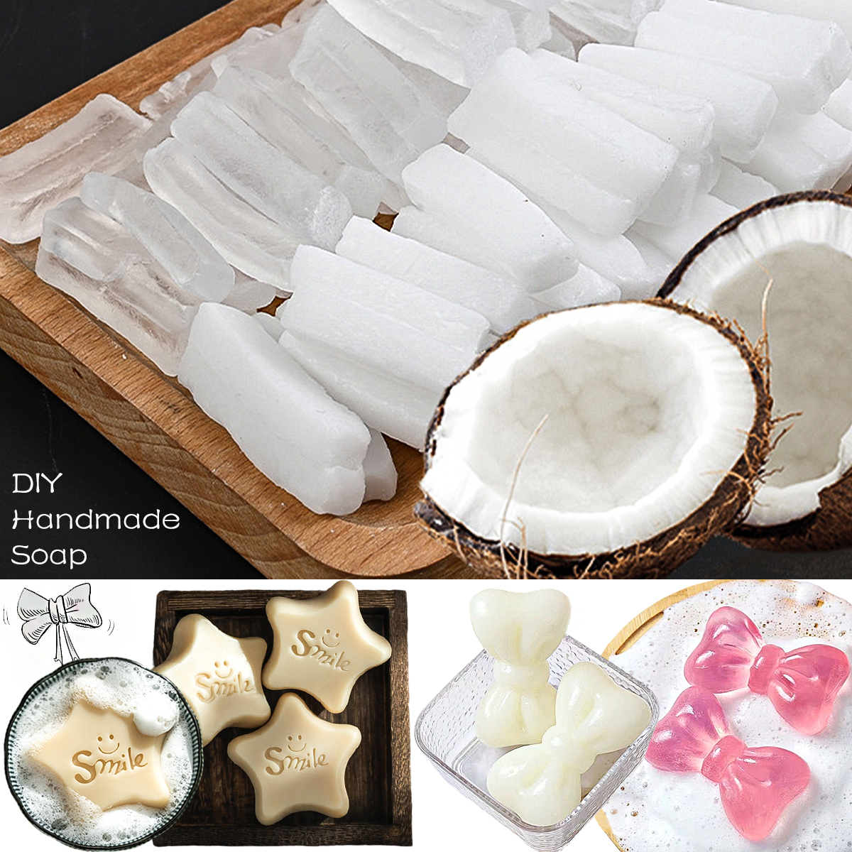 DIY Bar Soap Base Handmade Soa - Soap Making Glycerin のレビューと価格