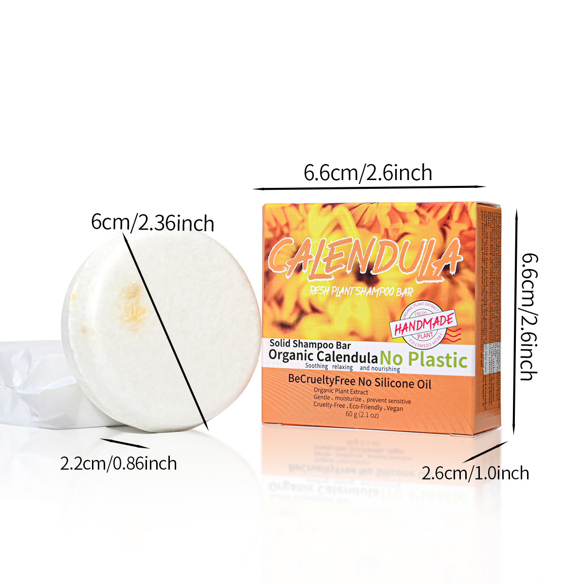 Calendula flower and plant ess - Castor Oil Soap のレビューと価格