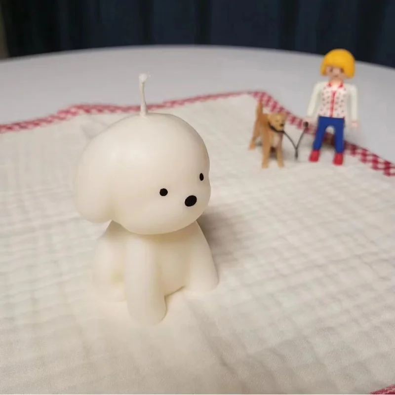 3D Puppy Scented Candle Silico - Soap Making Book For Beginners のレビューと価格