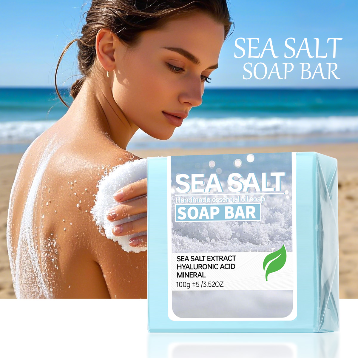 Sea salt handmade essential oi - Castor Oil Soap のレビューと価格