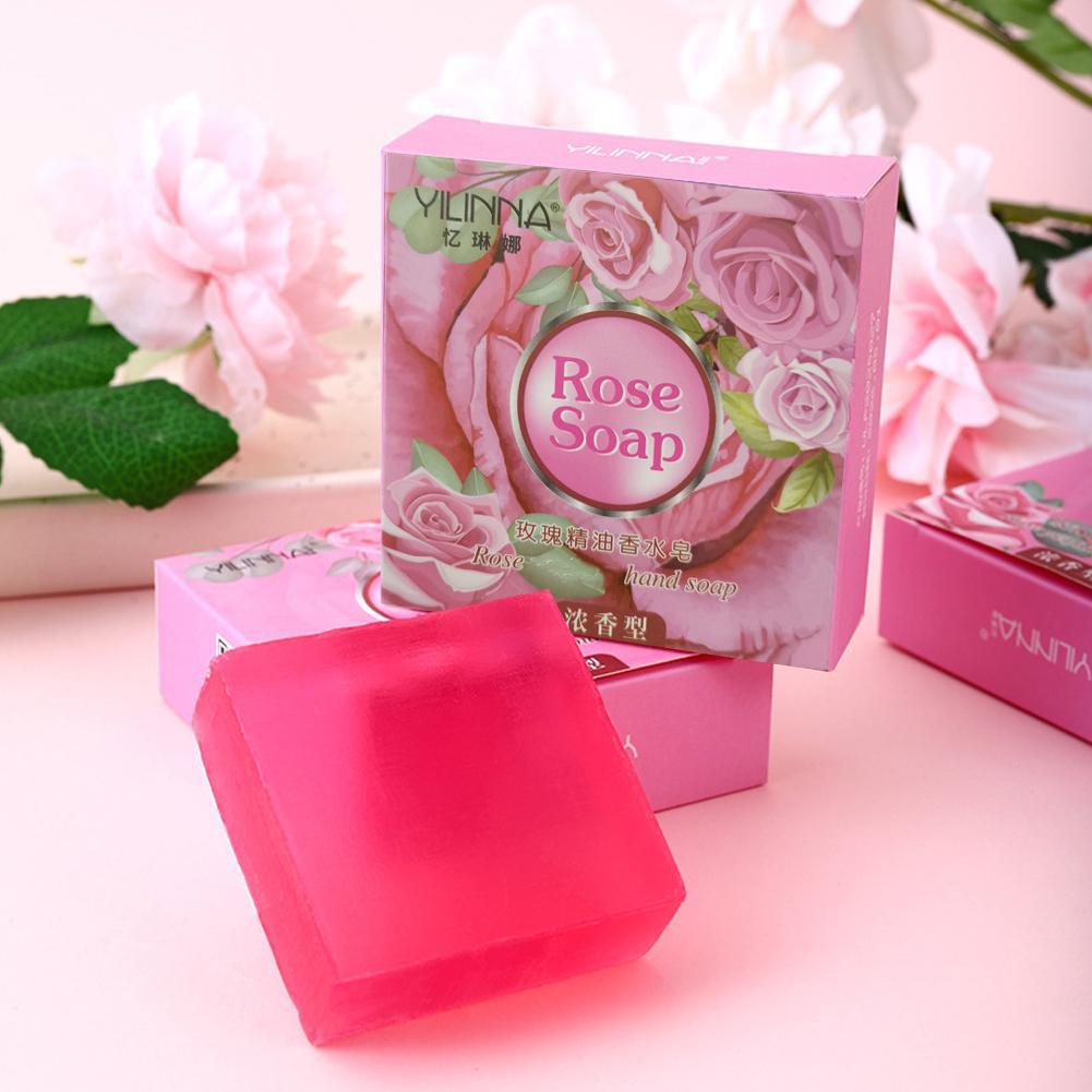 Rose Essential Oil Soap 55g Co - Castor Oil Soap のレビューと価格
