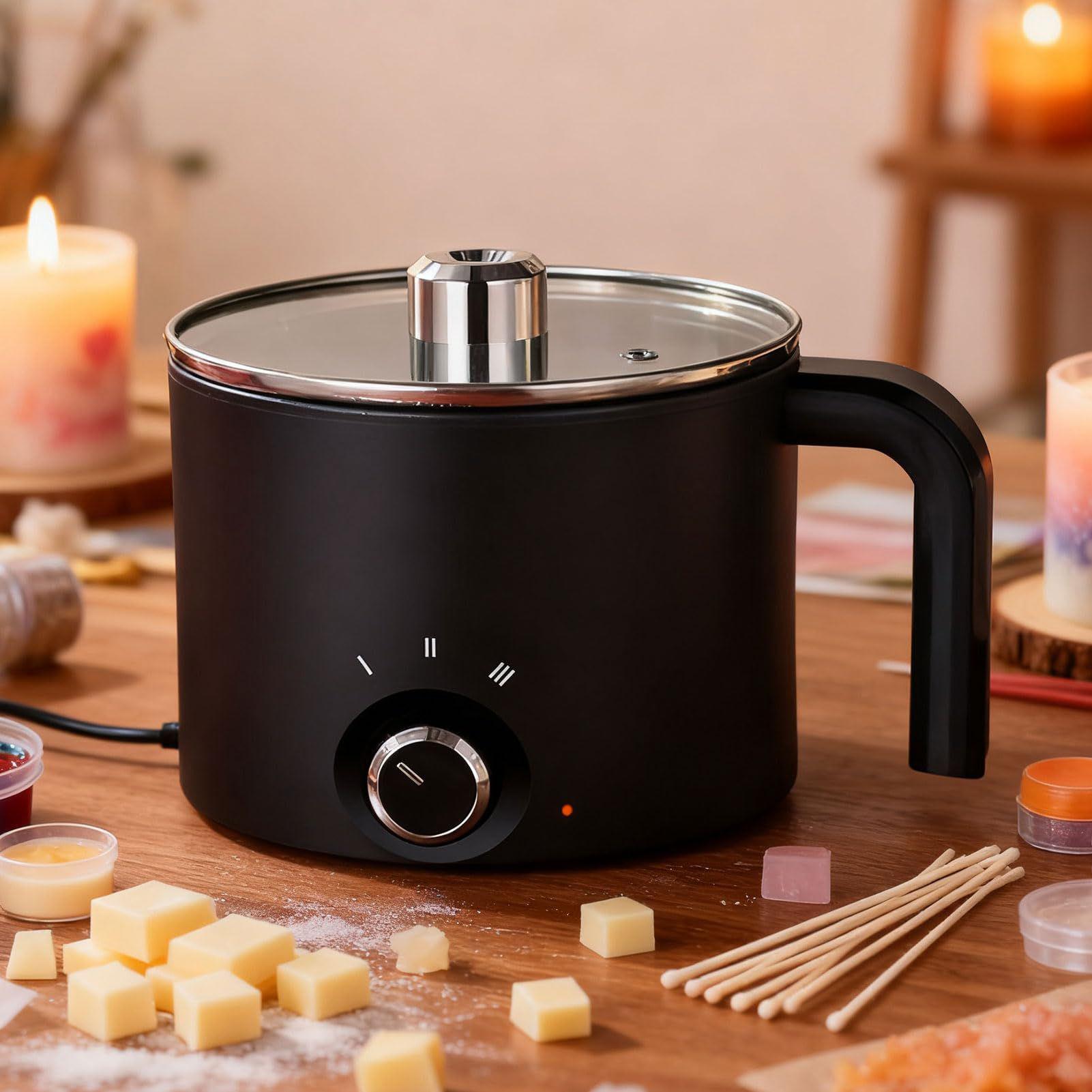 Candle Wax Melting Pot 1.5L La - Soap Making Guide For Beginners のレビューと価格