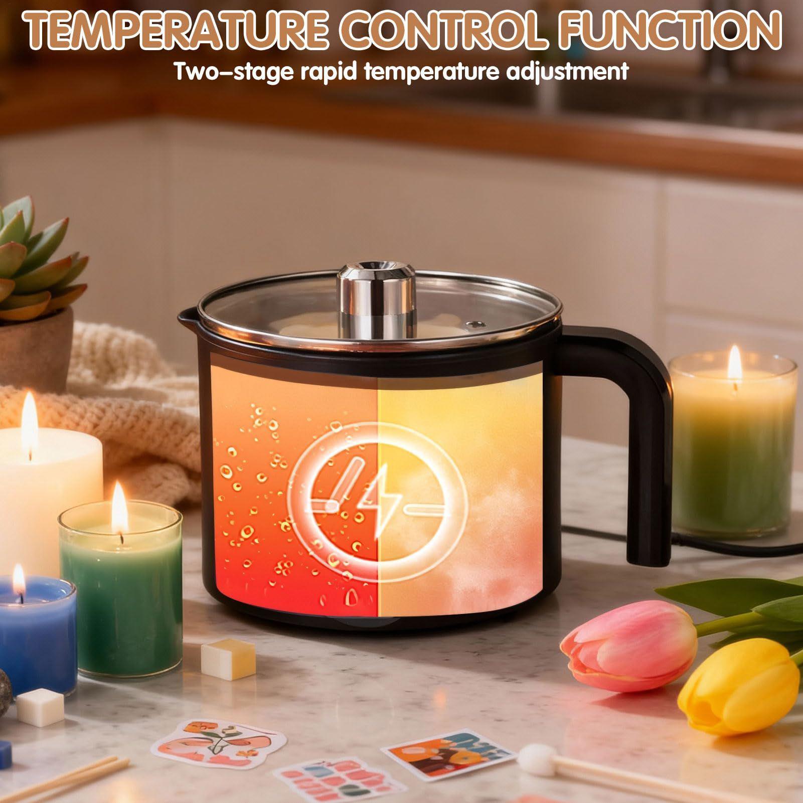 Candle Wax Melting Pot 1.5L La - Soap Making Guide For Beginners のレビューと価格