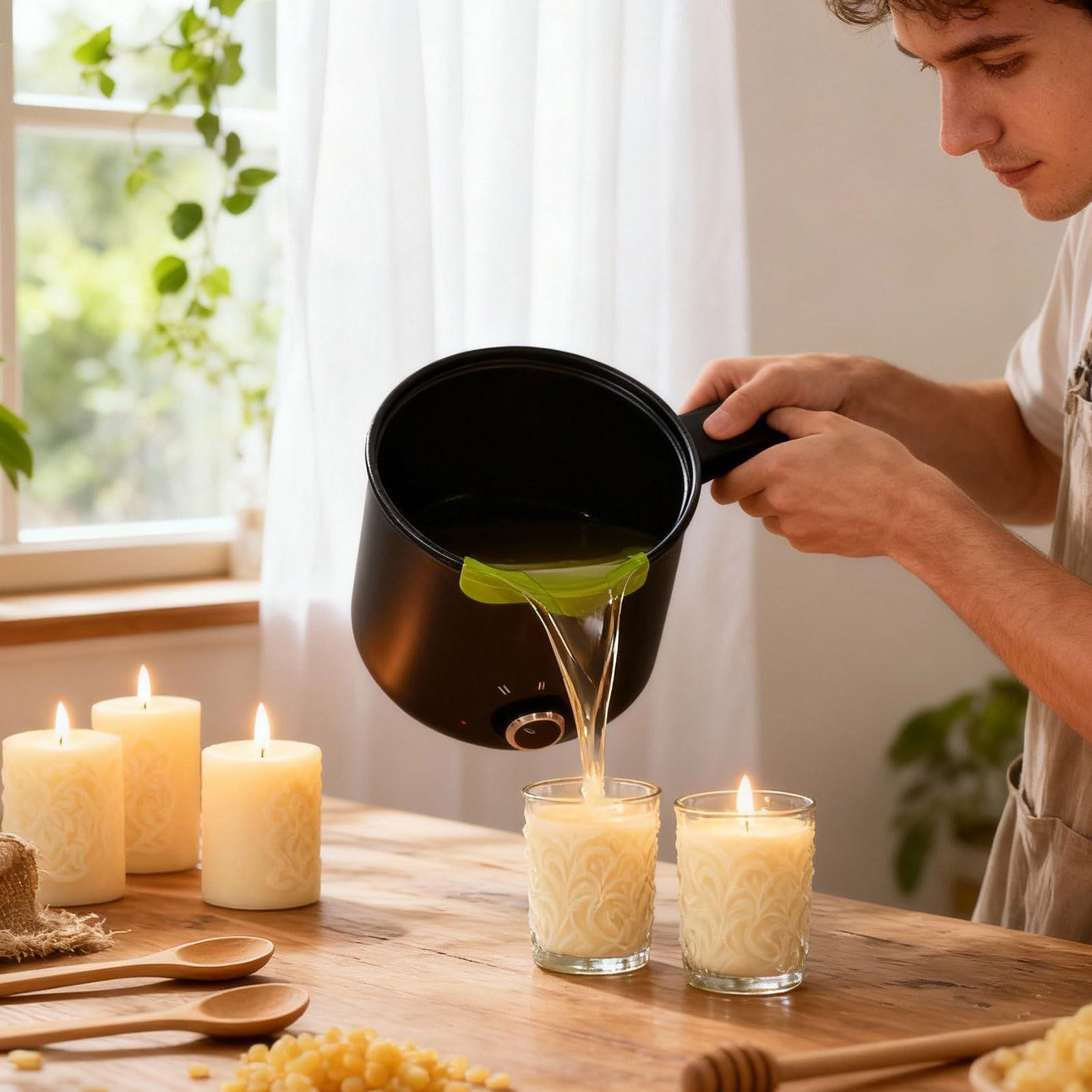 Candle Wax Melting Pot 1.5L La - Soap Making Guide For Beginners のレビューと価格