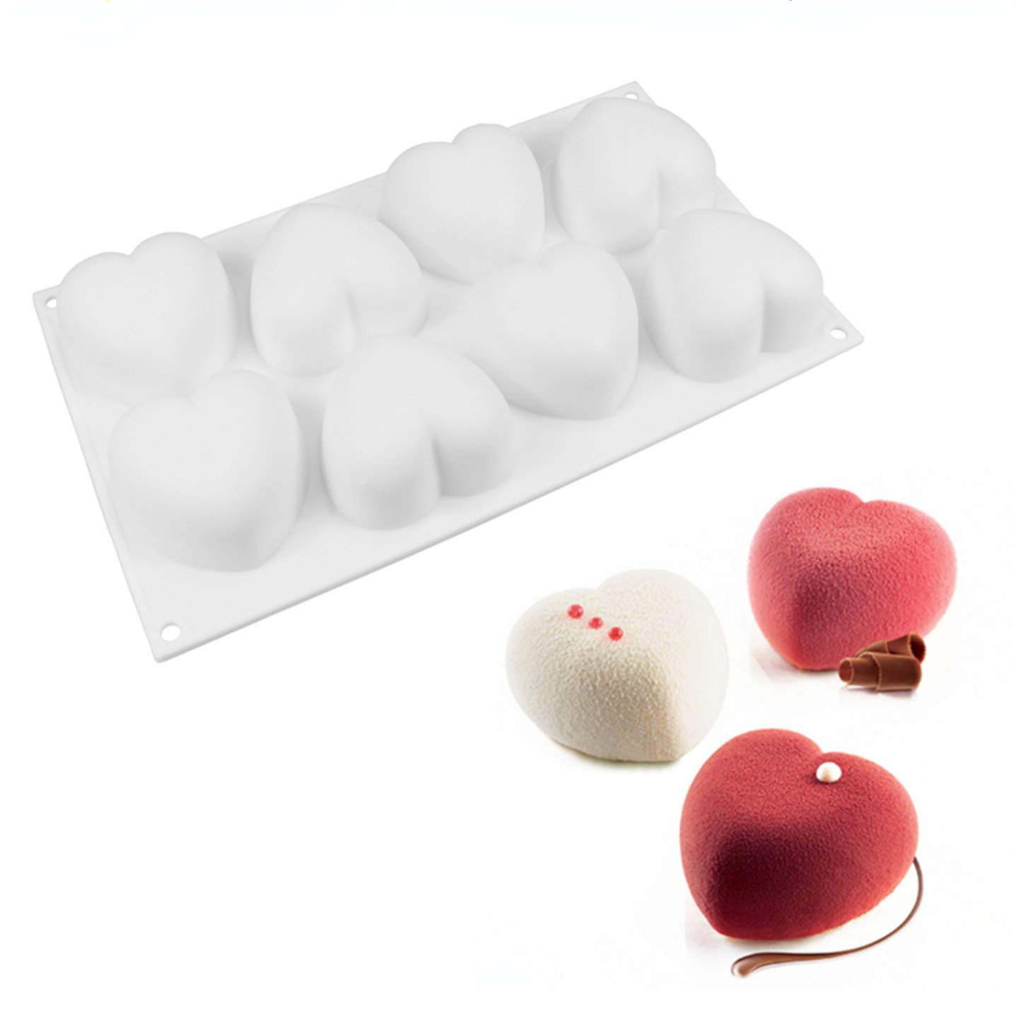 Love Heart Silicone Soap Mold  - Soap Making Guide For Beginners のレビューと価格