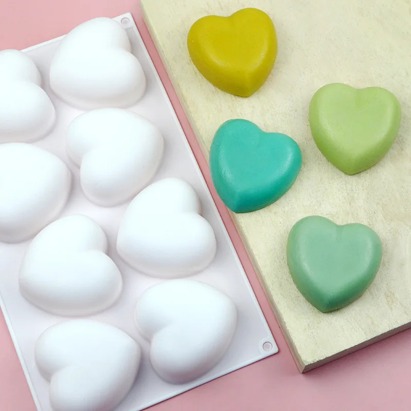 Love Heart Silicone Soap Mold  - Soap Making Guide For Beginners のレビューと価格