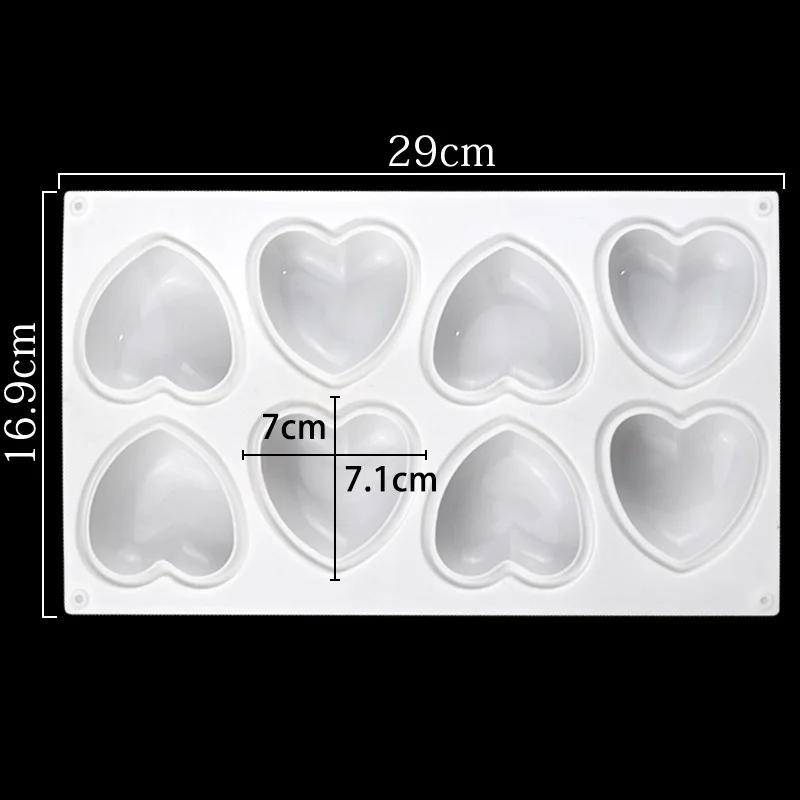 Love Heart Silicone Soap Mold  - Soap Making Guide For Beginners のレビューと価格