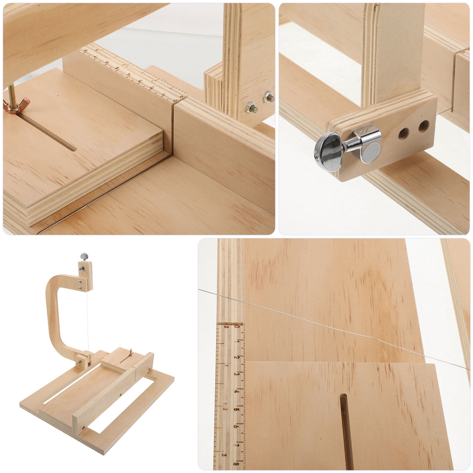 Adjustable Wooden Soap Loaf Cu - Soap Cutter Wire のレビューと価格