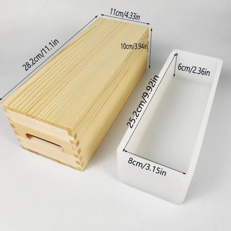 Natural Wood Frame Soap Mold,  - Soap Making Process のレビューと価格