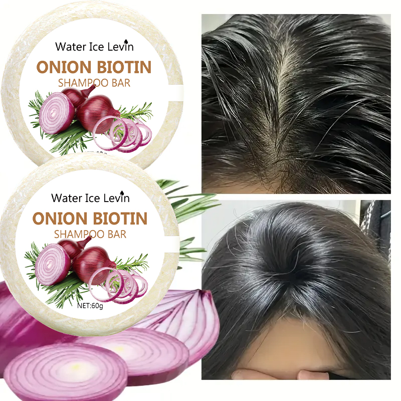 Onion & Biotin Shampoo Bar - 6 - Castor Oil Soap のレビューと価格