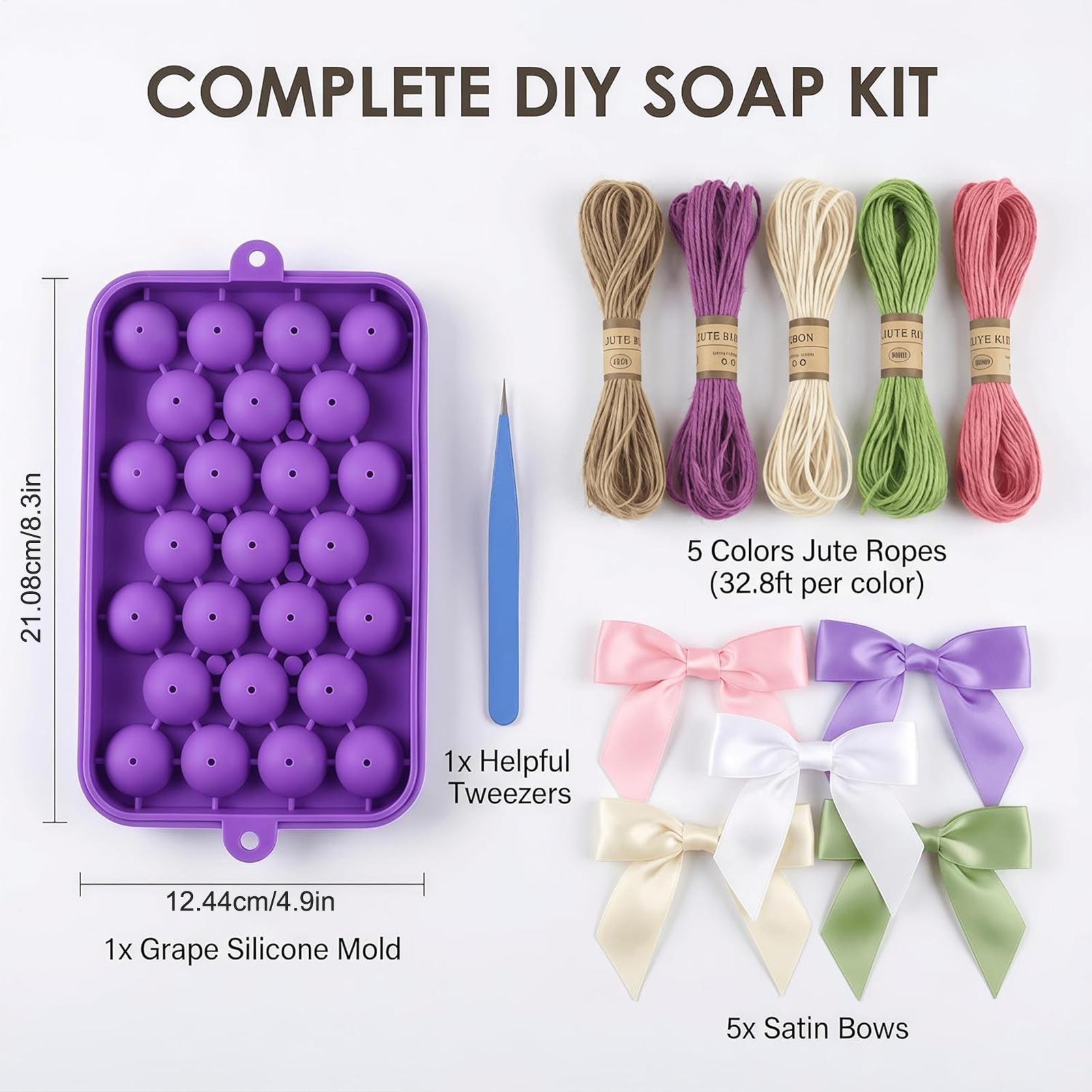 Grape Soap Mold Easy-Release F - Soap Making Book For Beginners のレビューと価格