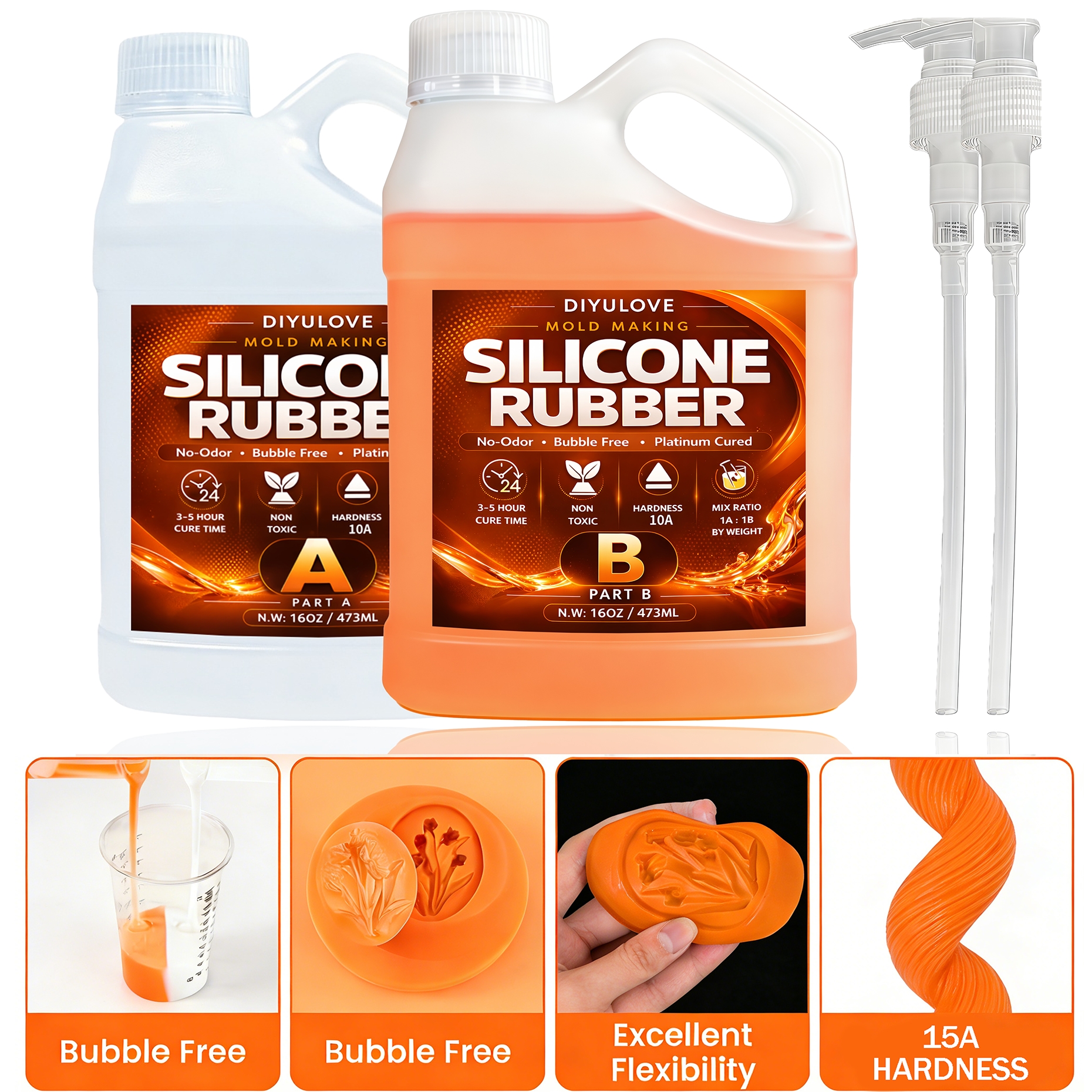 Liquid Silicone Rubber Kit,Hig - Soap Making Guide For Beginners のレビューと価格