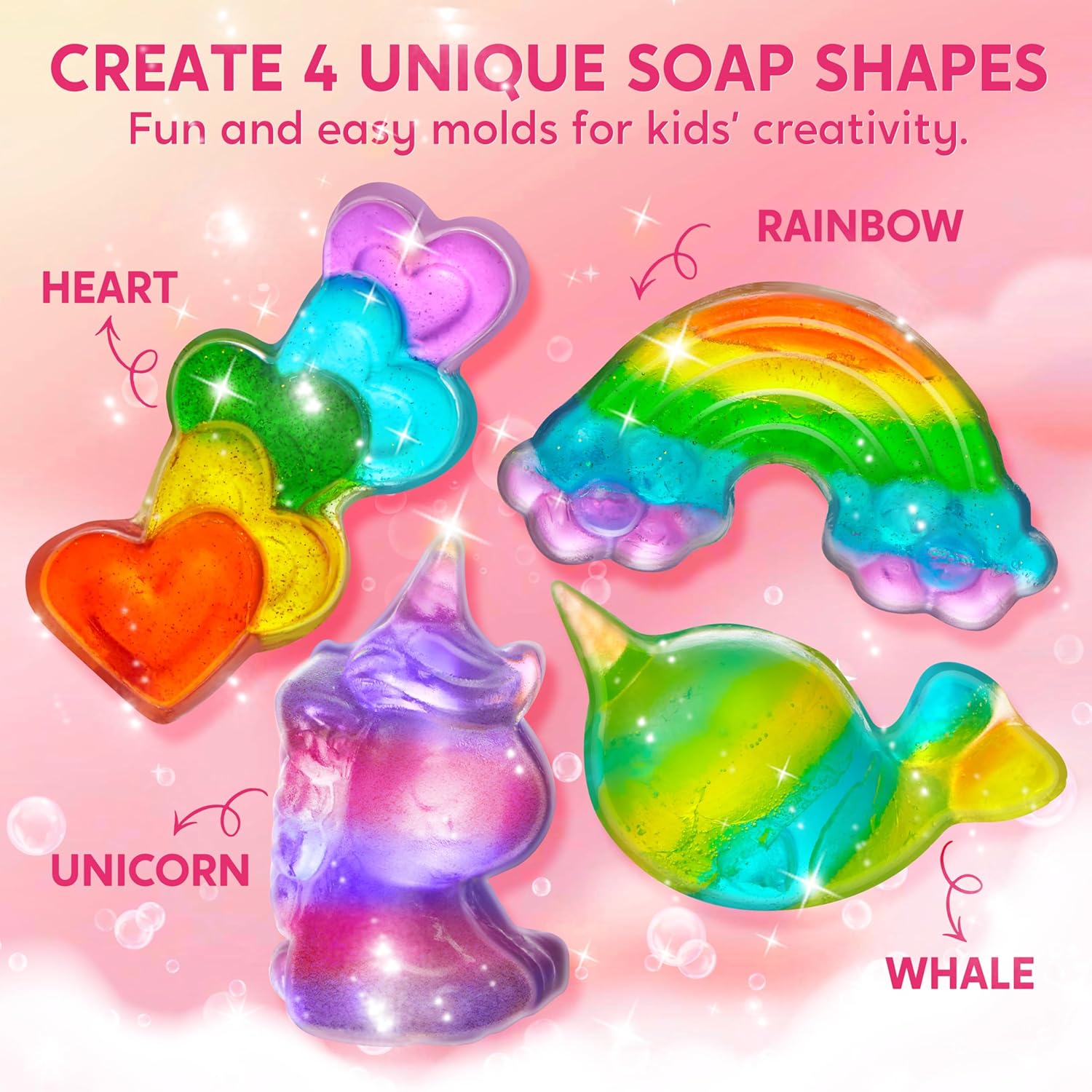 JOYFY Unicorn Soap Making Kit  - Soap Making Guide For Beginners のレビューと価格