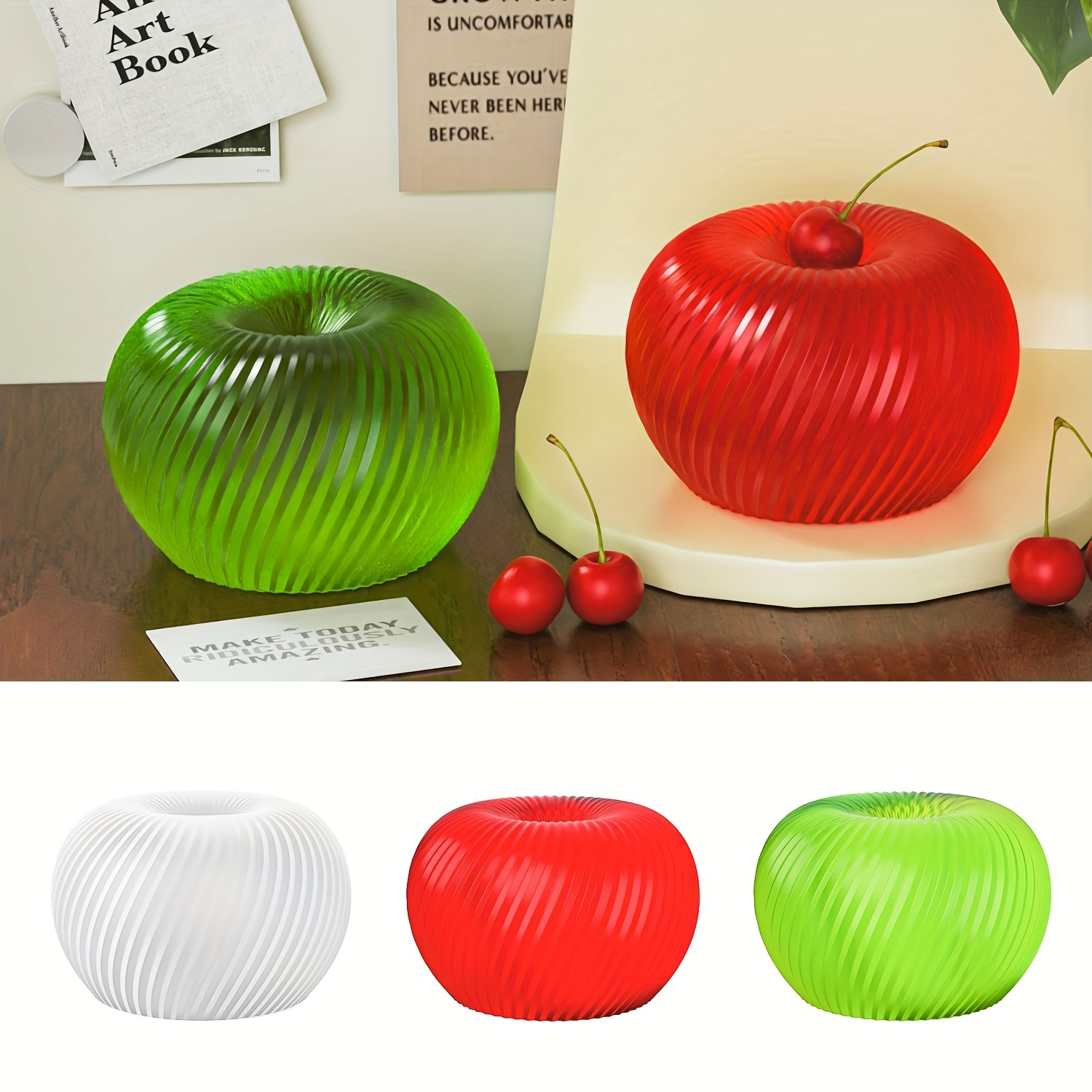 A trendy red apple silicone mo - Soap Making Guide For Beginners のレビューと価格