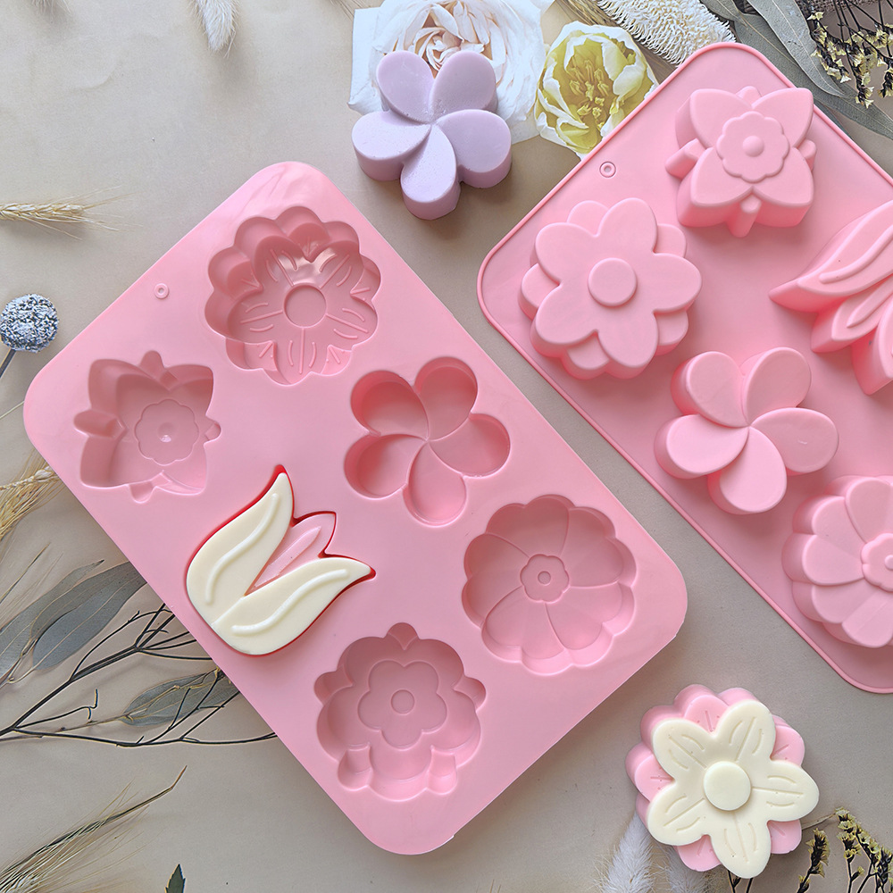 kinds Flower Silicone Molds Di - Soap Making Guide For Beginners のレビューと価格