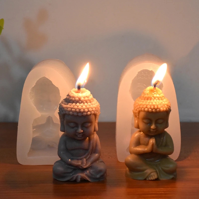 3D Buddha Silicone Candle Mold - Soap Making Process のレビューと価格