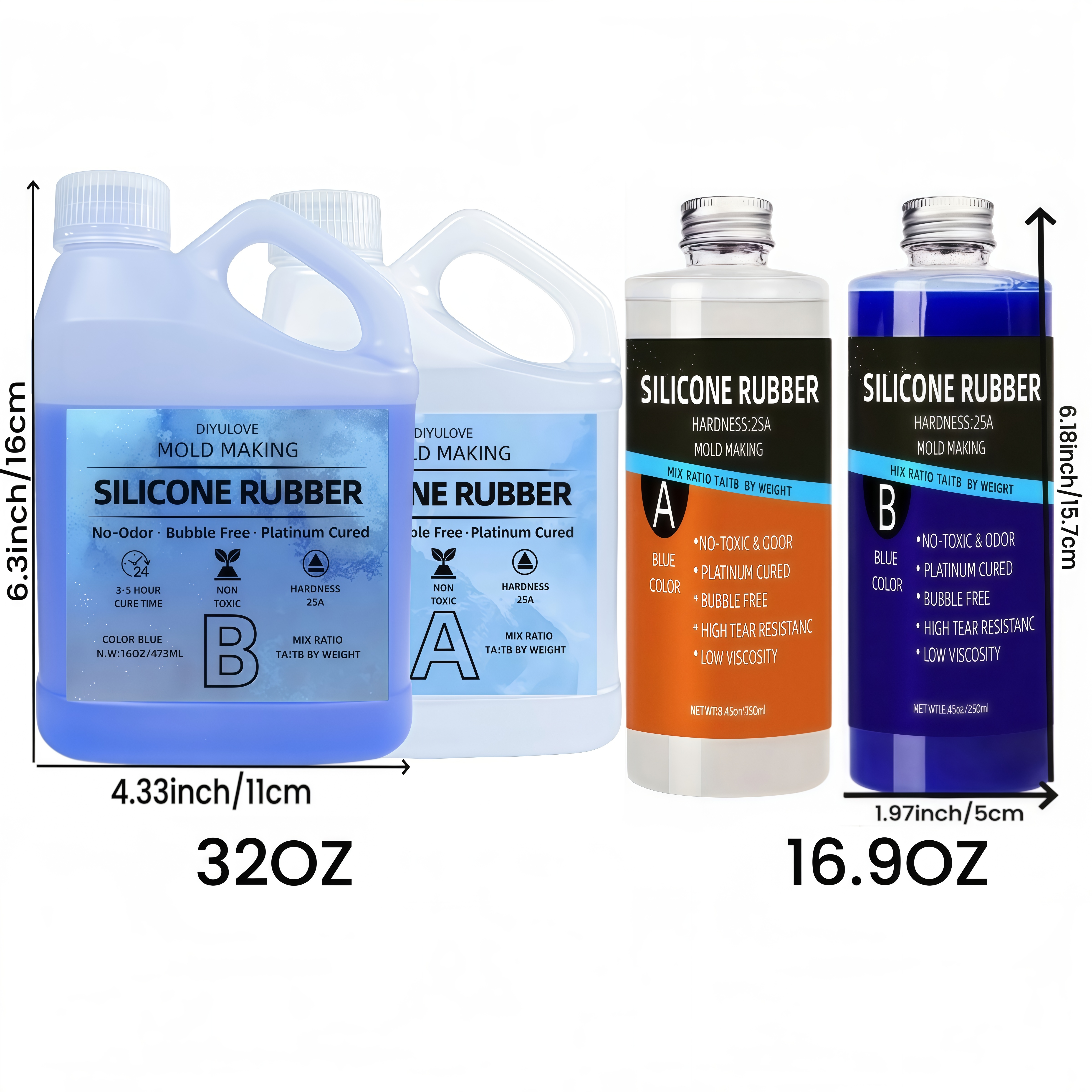 32oz High-Performance Silicone - Soap Making Guide For Beginners のレビューと価格