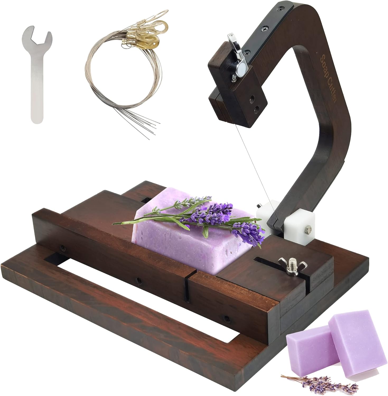 Black Walnut Wooden Soap Cutte - Soap Cutter Wire のレビューと価格